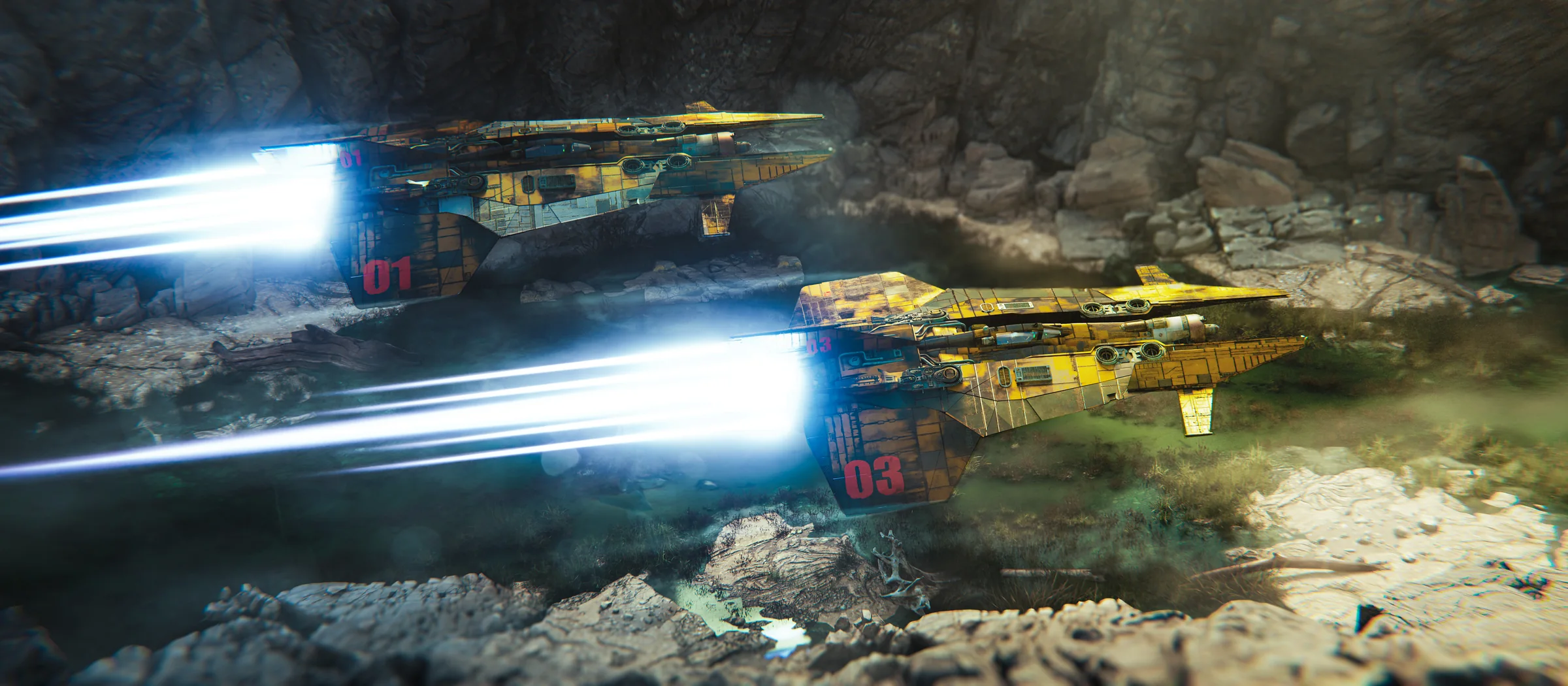 Patrol visual development by David Pellet