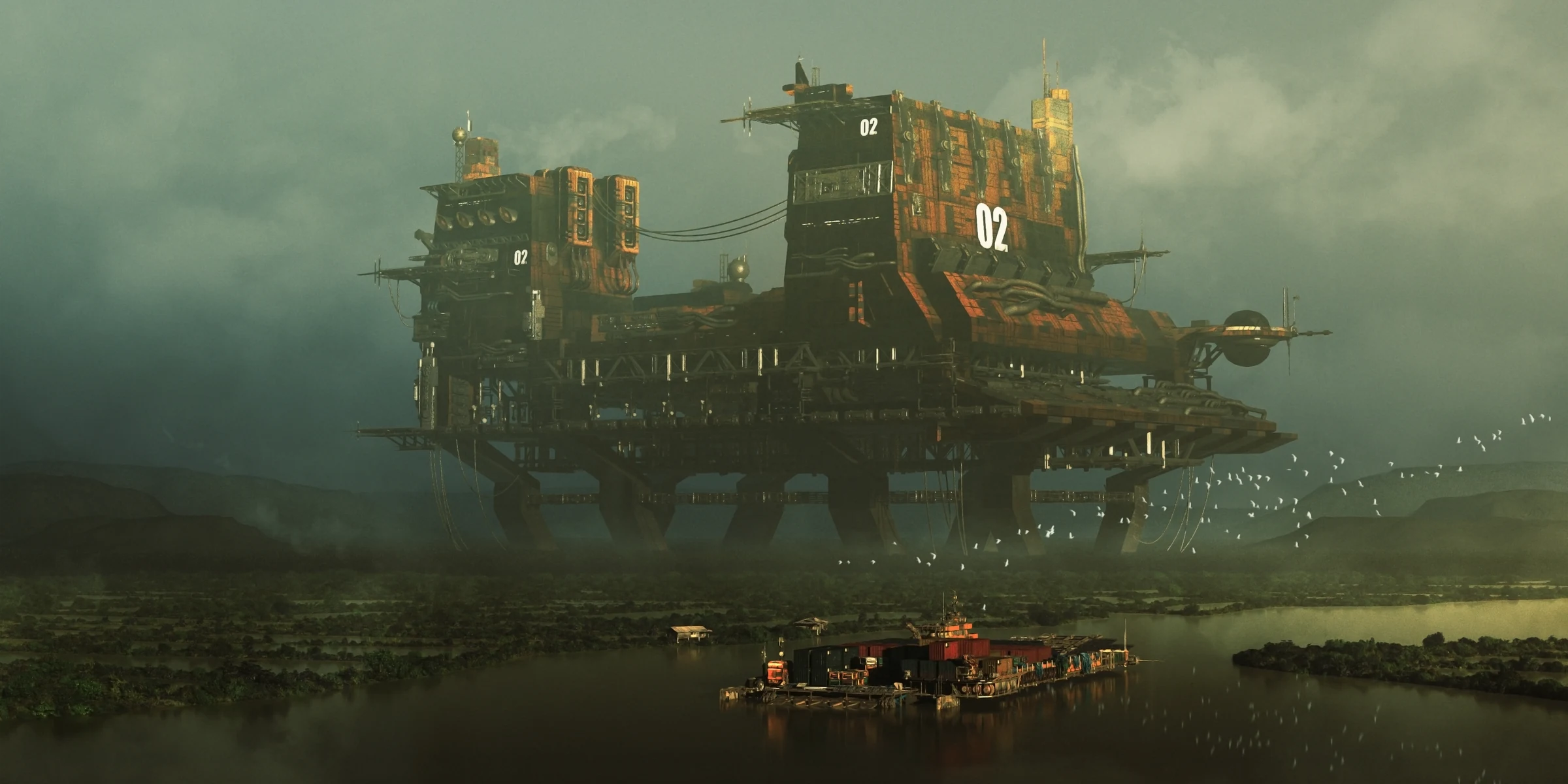 Selected Visual Development — world and environment design